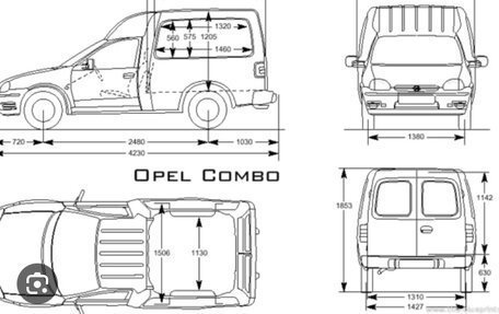 Opel Combo B, 1994 год, 130 000 рублей, 9 фотография