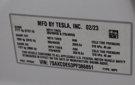 Tesla Model X I, 2023 год, 14 990 000 рублей, 39 фотография
