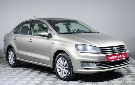 Volkswagen Polo VI (EU Market), 2015 год, 1 090 000 рублей, 3 фотография