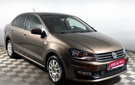 Volkswagen Polo VI (EU Market), 2016 год, 1 275 000 рублей, 3 фотография
