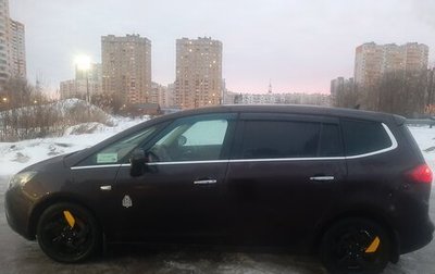 Opel Zafira C рестайлинг, 2012 год, 1 200 000 рублей, 1 фотография
