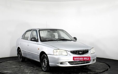 Hyundai Accent II, 2004 год, 399 000 рублей, 3 фотография