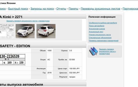 Toyota Vitz, 2018 год, 1 165 000 рублей, 10 фотография