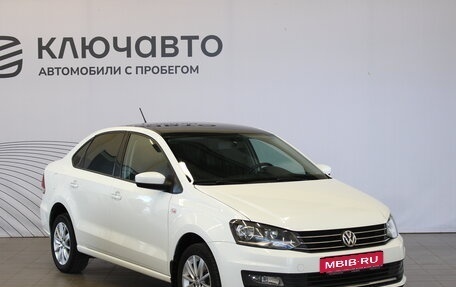 Volkswagen Polo VI (EU Market), 2016 год, 1 349 000 рублей, 3 фотография