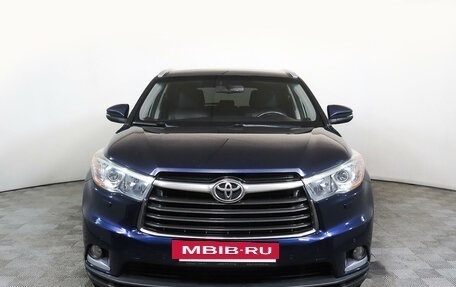 Toyota Highlander III, 2014 год, 2 838 000 рублей, 2 фотография