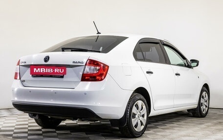 Skoda Rapid I, 2016 год, 1 250 000 рублей, 5 фотография