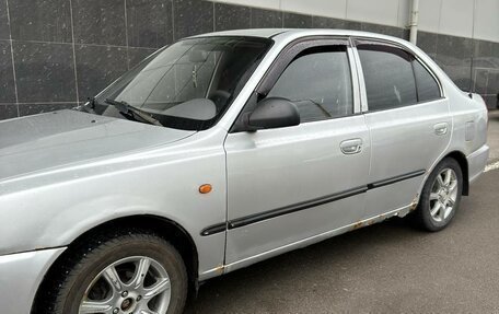 Hyundai Accent II, 2004 год, 285 000 рублей, 9 фотография