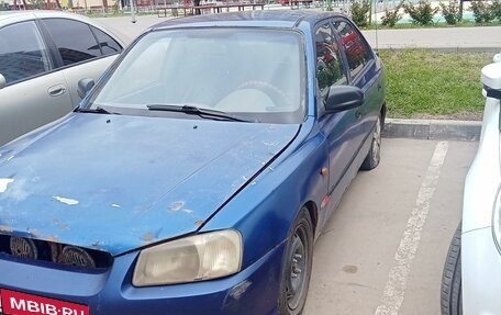 Hyundai Accent II, 2002 год, 100 000 рублей, 1 фотография