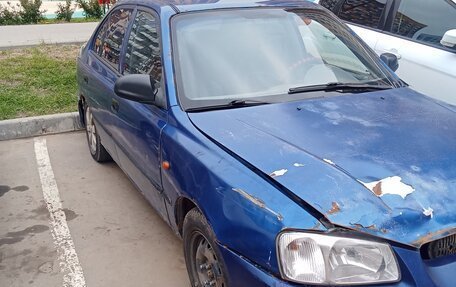 Hyundai Accent II, 2002 год, 100 000 рублей, 3 фотография