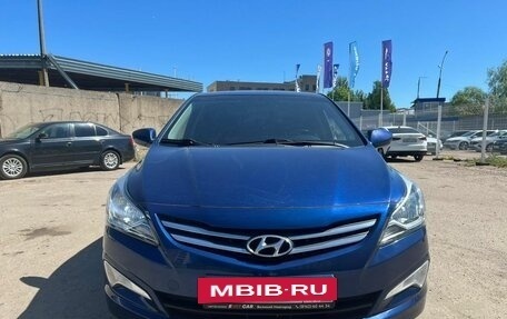 Hyundai Solaris II рестайлинг, 2014 год, 870 000 рублей, 2 фотография