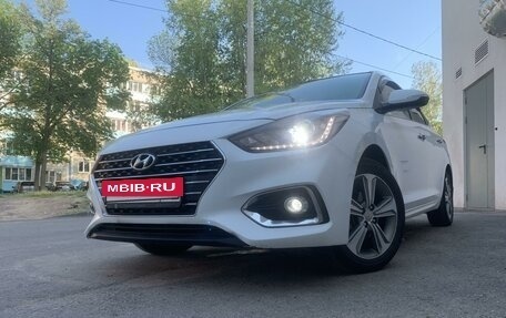 Hyundai Solaris II рестайлинг, 2017 год, 1 445 000 рублей, 2 фотография