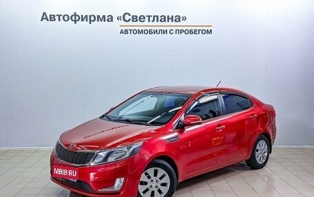 KIA Rio III рестайлинг, 2012 год, 1 фотография