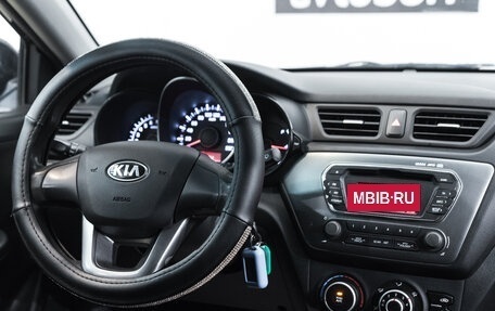 KIA Rio III рестайлинг, 2013 год, 854 000 рублей, 24 фотография