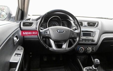 KIA Rio III рестайлинг, 2014 год, 948 000 рублей, 17 фотография