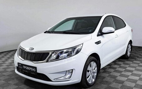 KIA Rio III рестайлинг, 2012 год, 1 025 400 рублей, 19 фотография