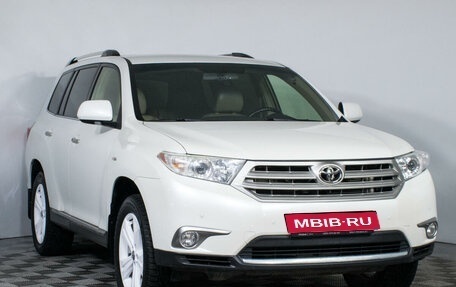 Toyota Highlander III, 2012 год, 2 450 000 рублей, 3 фотография