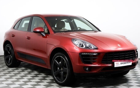 Porsche Macan I рестайлинг, 2015 год, 4 639 000 рублей, 3 фотография