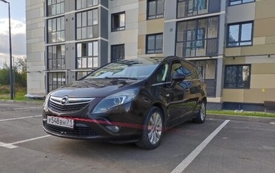 Opel Zafira C рестайлинг, 2013 год, 1 300 000 рублей, 1 фотография