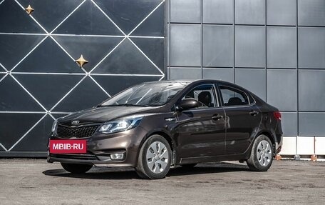 KIA Rio III рестайлинг, 2015 год, 1 085 400 рублей, 2 фотография