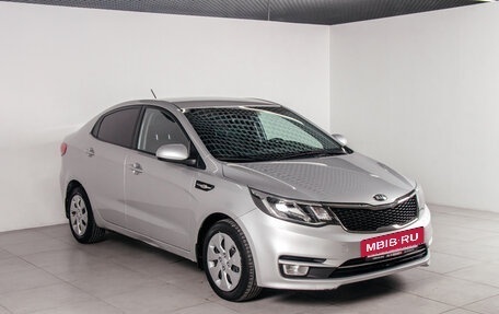 KIA Rio III рестайлинг, 2015 год, 998 320 рублей, 2 фотография