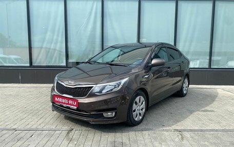 KIA Rio III рестайлинг, 2016 год, 1 350 111 рублей, 1 фотография