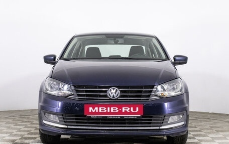 Volkswagen Polo VI (EU Market), 2017 год, 1 049 789 рублей, 2 фотография