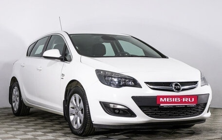 Opel Astra J, 2015 год, 1 015 777 рублей, 3 фотография