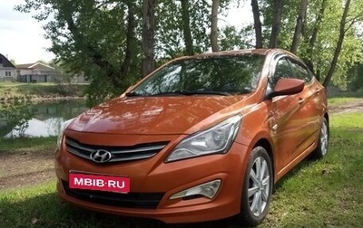 Hyundai Solaris II рестайлинг, 2014 год, 1 050 000 рублей, 1 фотография