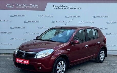 Renault Sandero I, 2012 год, 759 000 рублей, 1 фотография