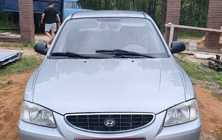 Hyundai Accent II, 2004 год, 330 000 рублей, 1 фотография