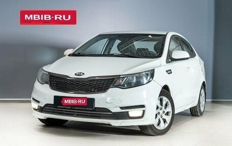 KIA Rio III рестайлинг, 2016 год, 579 458 рублей, 1 фотография