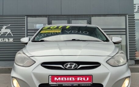 Hyundai Solaris II рестайлинг, 2011 год, 990 000 рублей, 3 фотография