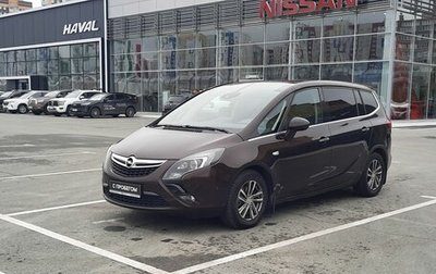 Opel Zafira C рестайлинг, 2012 год, 1 300 000 рублей, 1 фотография