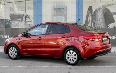 KIA Rio III рестайлинг, 2016 год, 1 319 000 рублей, 2 фотография