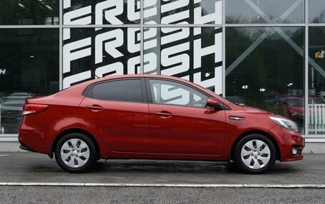 KIA Rio III рестайлинг, 2016 год, 1 349 000 рублей, 5 фотография