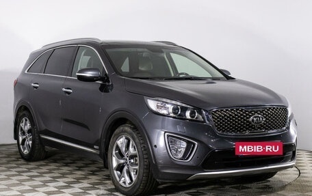 KIA Sorento III Prime рестайлинг, 2016 год, 2 999 777 рублей, 3 фотография