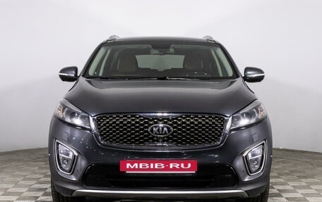 KIA Sorento III Prime рестайлинг, 2016 год, 2 999 777 рублей, 2 фотография