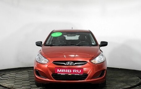 Hyundai Solaris II рестайлинг, 2012 год, 970 000 рублей, 2 фотография