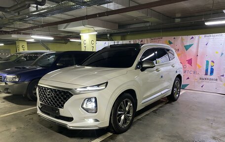 Hyundai Santa Fe IV, 2019 год, 3 750 000 рублей, 2 фотография