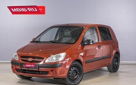 Hyundai Getz I рестайлинг, 2008 год, 472 000 рублей, 1 фотография