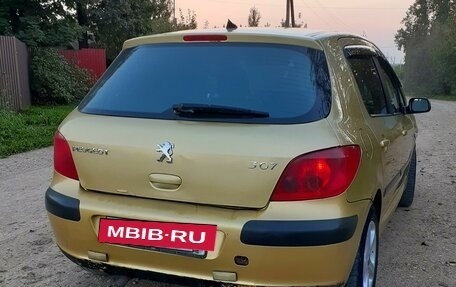 Peugeot 307 I, 2002 год, 155 000 рублей, 6 фотография