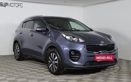 KIA Sportage IV рестайлинг, 2017 год, 2 249 990 рублей, 3 фотография