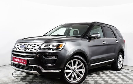 Ford Explorer VI, 2018 год, 3 225 500 рублей, 1 фотография