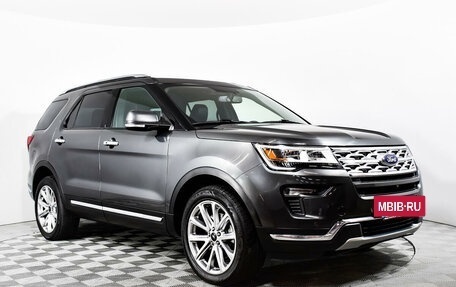 Ford Explorer VI, 2018 год, 3 225 500 рублей, 5 фотография