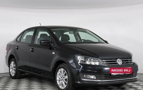 Volkswagen Polo VI (EU Market), 2017 год, 1 359 000 рублей, 2 фотография