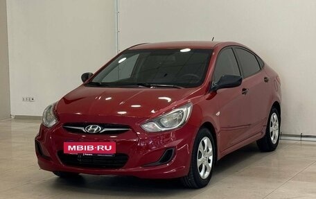 Hyundai Solaris II рестайлинг, 2012 год, 845 000 рублей, 1 фотография