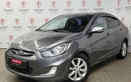 Hyundai Solaris II рестайлинг, 2011 год, 730 000 рублей, 1 фотография