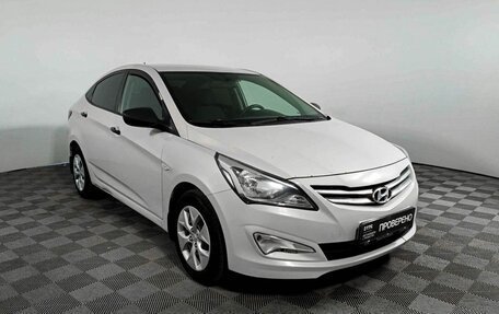 Hyundai Solaris II рестайлинг, 2014 год, 808 000 рублей, 3 фотография