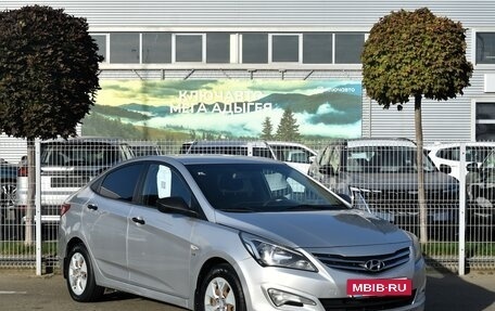 Hyundai Solaris II рестайлинг, 2014 год, 898 000 рублей, 3 фотография