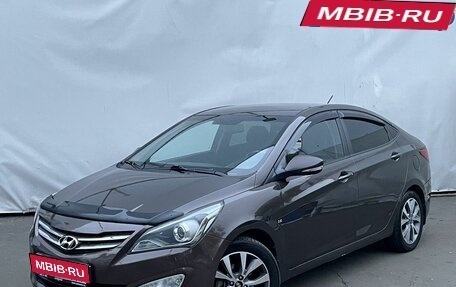 Hyundai Solaris II рестайлинг, 2015 год, 1 285 000 рублей, 1 фотография